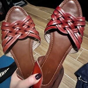 Women's Red Sandals